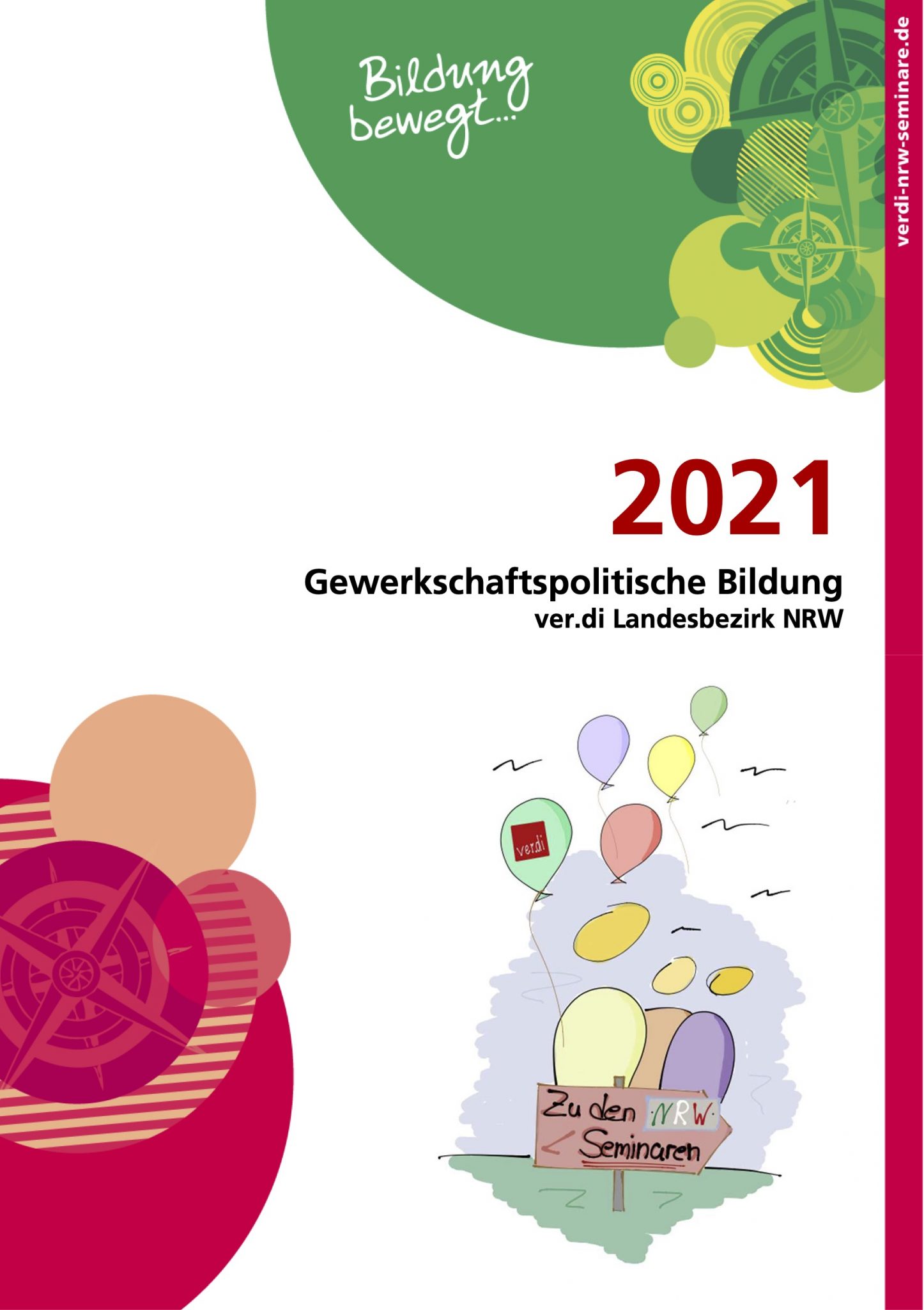 ver.di NRW: Bildungsprogramm 2021 – Jetzt Bildungsurlaub nutzen! – ver